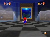 une photo d'Ã©cran de Super Mario 64 sur Nintendo 64